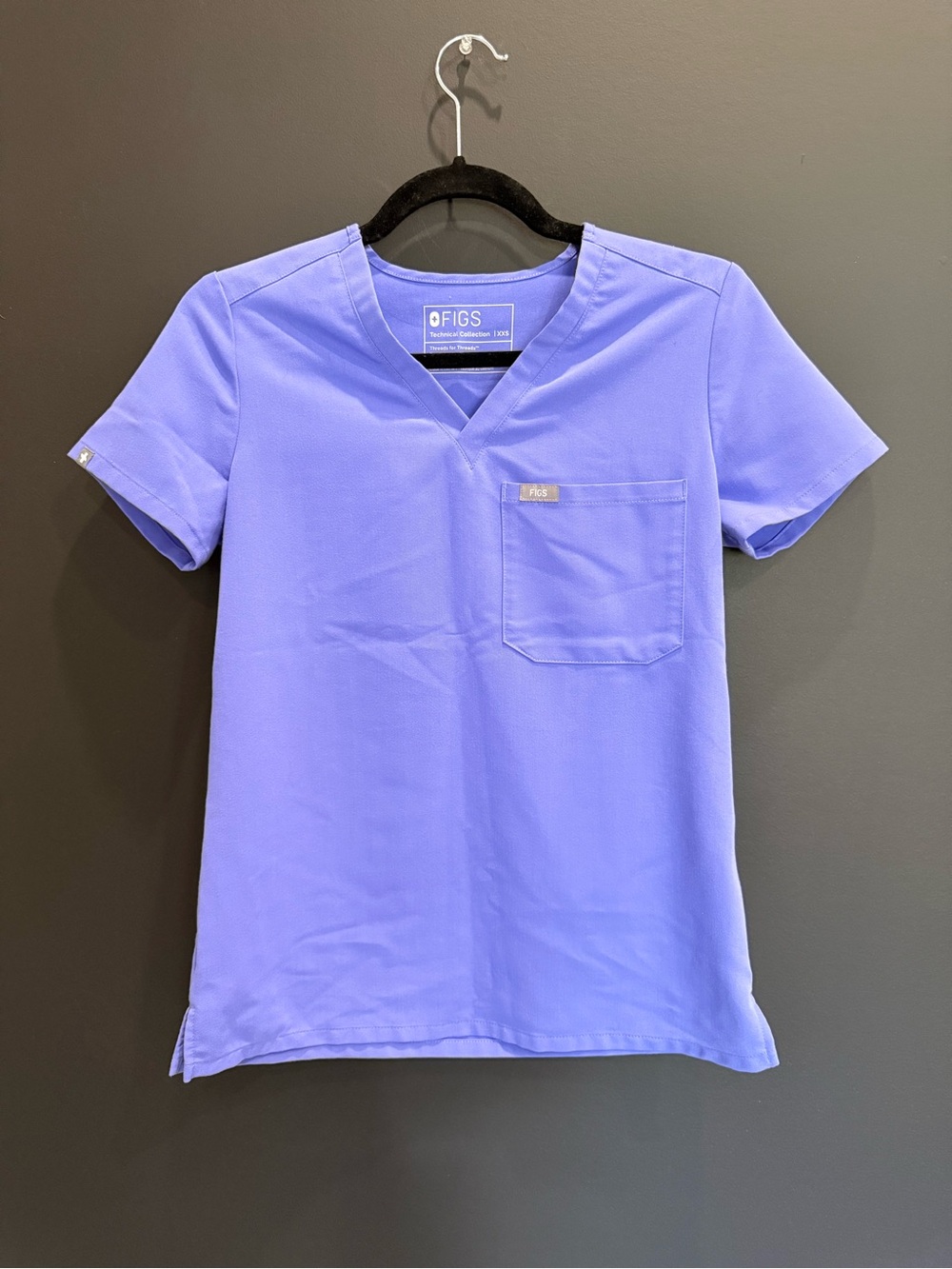 FIGS Blueberry Scrub Top
